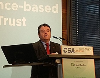 Mariano J. Benito, CISO of GMV Secure e-Solutions at CSA’s Congress EMEA 2015 