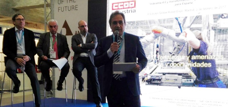 The CEO of GMV Secure e-Solutions, Luis Fernando Álvarez-Gascón, President of the Innovation Area of AMETIC and Vice President of the R&D committee of CEOE,  moderated the panel discussion “Industry 4.0 and Digital Transformation, a new model for Spain” 