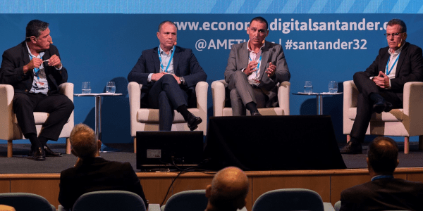 GMV was one of the star turns at AMETIC’s Digital Encounter in Santander, participating in the cybersecurity-, healthcare and automotive-debates