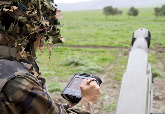 Talos empleado en unas maniobras militares