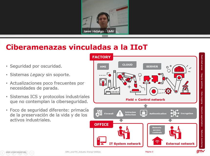 Javier Hidalgo GMV en enerTIC Foro Industry Energia y Utilities