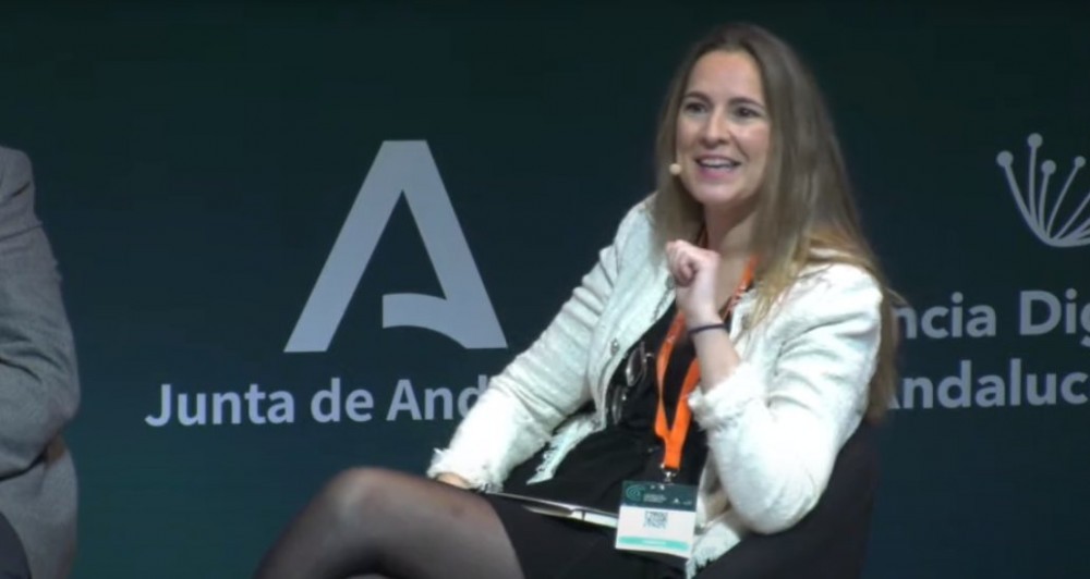 Patricia Tejado en el I Congreso de Ciberseguridad de Andalucía