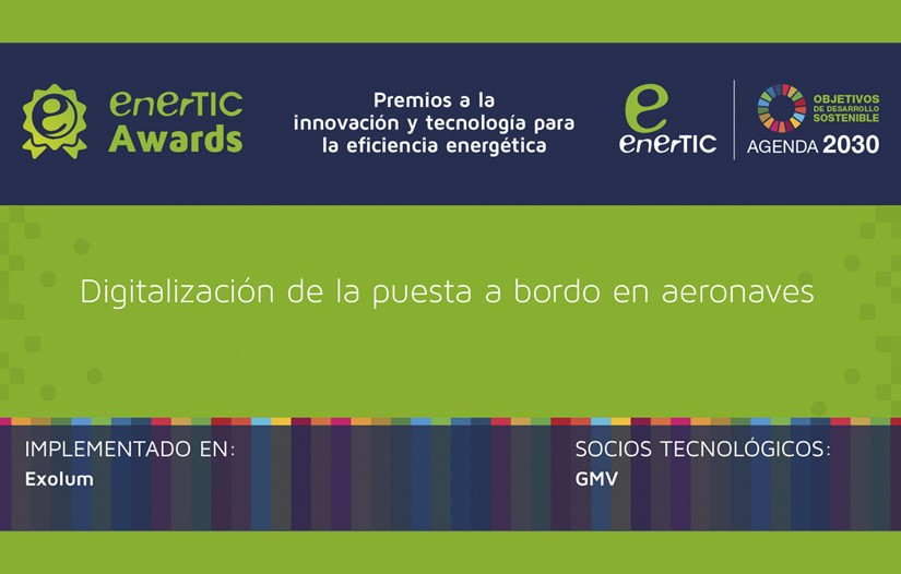 Exolum y GMV han resultado finalista de los enerTIC Awards 2023 con su proyecto de digitalización de puesta a bordo de aeronaves