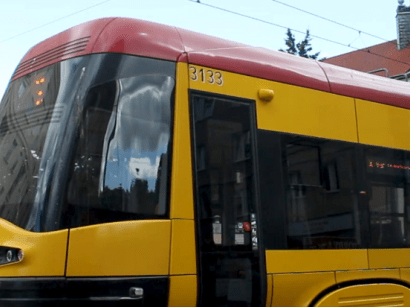 Warsaw tramline passenger information system