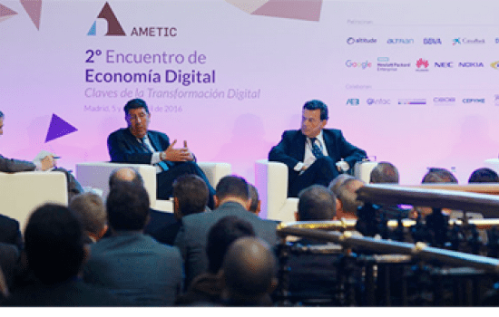 GMV participated in the panel discussion ´The digital transformation in the health sector´ in the event organized by AMETIC