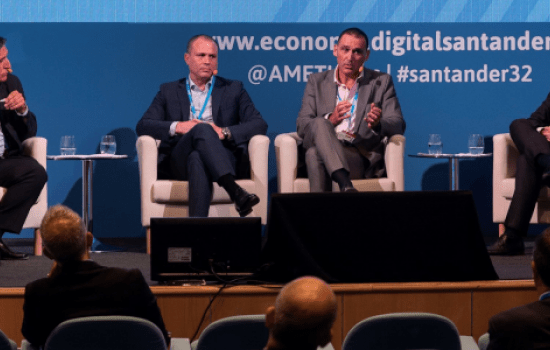 GMV was one of the star turns at AMETIC’s Digital Encounter in Santander, participating in the cybersecurity-, healthcare and automotive-debates